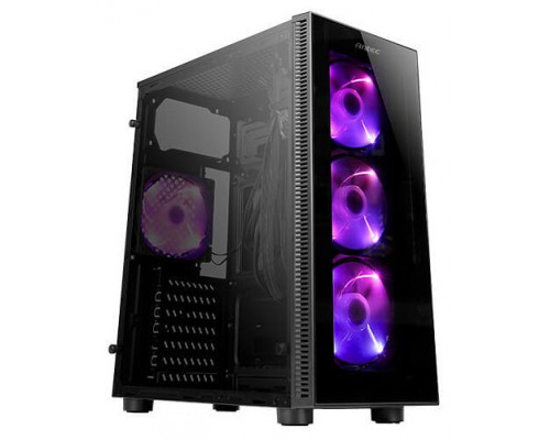 CAJA GAMING ANTEC NX210 ATX 2XUSB2.0 1XUSB3.0 SIN FUENTE NEGRO ARGB