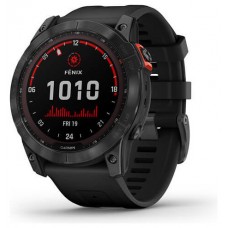 GARMIN FENIX 7X SOLAR PREMIUM MULTISPORT GPS WATCH SLATE GRAY WITH BLACK BAND