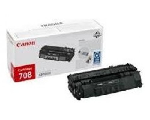 Toner canon 708 negro 2500 paginas