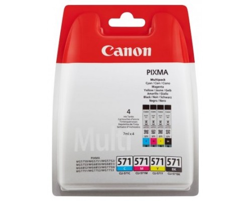 Multipack canon cli - 571 c m y