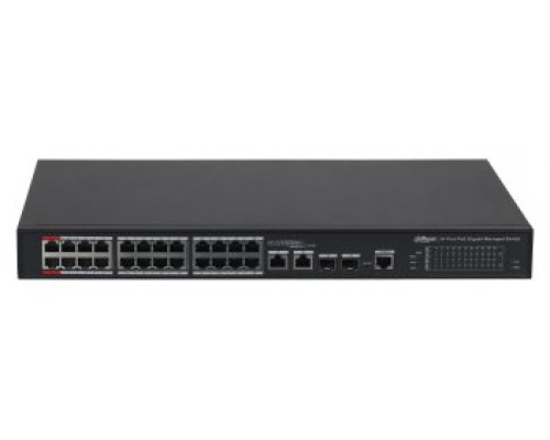 DAHUA - DH-PFS4226-24GT2GF-360 - 24-PORT GIGABIT MANAGED POE SWITCH