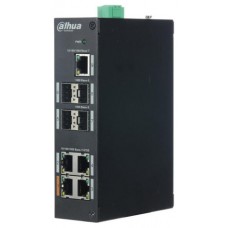 DAHUA - DH-PFS3409-4GT-V2 - SWITCH POE 4 PUERTOS 10/100/1000 +1 UPLINK GIGABIT +4SFP 96W 802.3AT LAYER 2