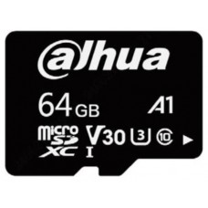 64GB, ENTRY LEVEL VIDEO SURVEILLANCE MICROSD CARD, READ SPEED UP TO 100 MB/S, WRITE SPEED UP TO 40 MB/S, SPEED CLASS C10, U3, V30, A1 (DHI-TF-L100-64GB)