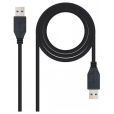 Nanocable 10.01.1002-BK cable USB 2 m USB 3.2 Gen 1 (3.1 Gen 1) USB A Negro