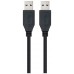 Nanocable 10.01.1002-BK cable USB 2 m USB 3.2 Gen 1 (3.1 Gen 1) USB A Negro