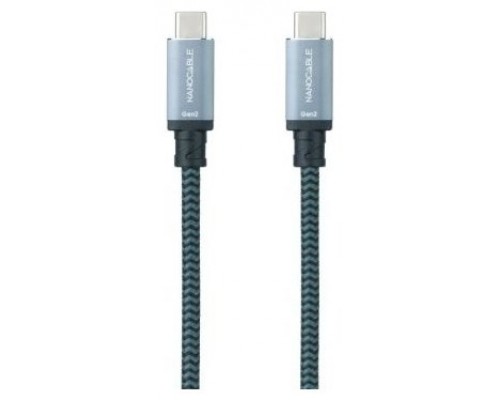 Nanocable Cable USB 3.1GEN2 5A USB-C/M-M 1,5 M