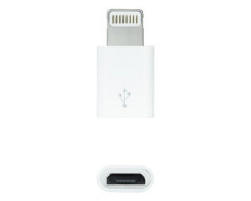 Adaptador lightning a micro usb nanocable