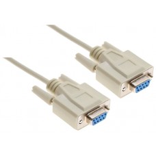 Nanocable CABLE SERIE NULL MODEM, DB9/H-DB9/H, 1.8 M