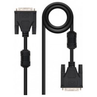 Nanocable 10.15.0602 cable DVI 1,8 m Negro