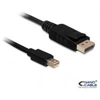 Nanocable DisplayPort, 3m Mini DisplayPort Negro