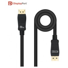 Nanocable Cable DISPLAYPORT 1.4 CERTIFICADO VESA, DP/M – DP/M, Negro, 1.5 m