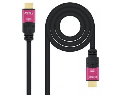 Cable hdmi nanocable v2.0 4k@60hz 18