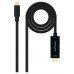 Nanocable Cable Conversor USB-C a HDMI 1.4 4K@30HZ 1.8 m, Negro