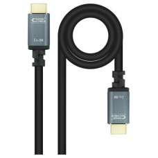 Nanocable Cable HDMI 2.1 IRIS 8K A/M-A/M, Negro, 1.5 m