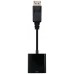 Adaptador displayport a svga nanocable macho - hembra