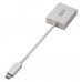 Nanocable CONVERSOR USB-C A DISPLAYPORT, ALUMINIO, 15 CM