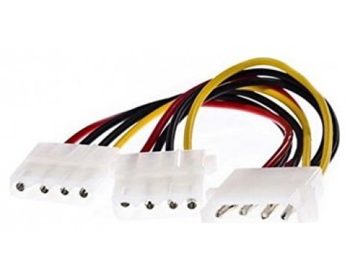 Nanocable Cable Alimentación 1 molex M a 2 molex H