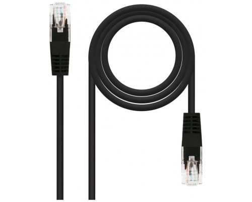 Nanocable 10.20.0101-BK cable de red Negro 1 m Cat5e U/UTP (UTP)