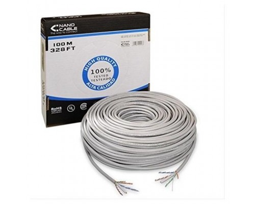 Nanocable Bobina Cable RJ45 CAT6 UTP Rigido100M Ex