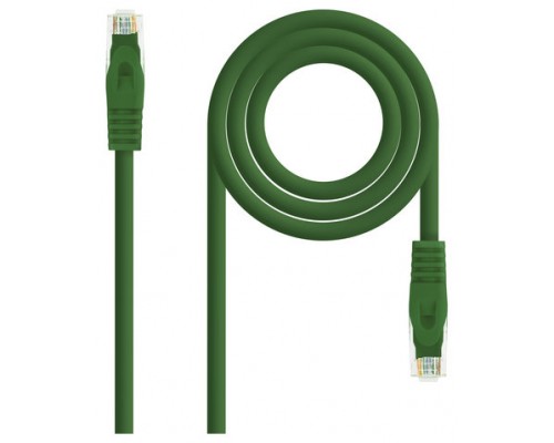 Nanocable Cable de red latiguillo RJ45 LSZH Cat.6A UTP AWG24, Verde, 2.0m