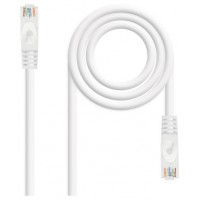 Nanocable Cable de red latiguillo RJ45 LSZH Cat.6A UTP AWG24, Blanco, 2.0m