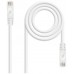 Nanocable Cable de red latiguillo RJ45 LSZH Cat.6A UTP AWG24, Blanco, 2.0m