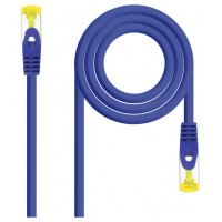 Nanocable Cable de red latiguillo RJ45 LSZH Cat.6A SFTP AWG26, Azul, 0.5m