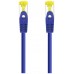 Nanocable Cable de red latiguillo RJ45 LSZH Cat.6A SFTP AWG26, Azul, 0.5m