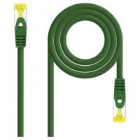 Nanocable Cable de red latiguillo RJ45 LSZH Cat.6A SFTP AWG26, Verde, 1.0 m