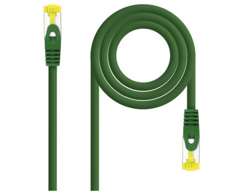 Nanocable Cable de red latiguillo RJ45 LSZH Cat.6A SFTP AWG26, Verde, 1.0 m