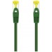 Nanocable Cable de red latiguillo RJ45 LSZH Cat.6A SFTP AWG26, Verde, 1.0 m