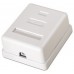 Nanocable ROSETA DE SUPERFICIE PARA RJ45 CAT.6 1 TOMA, BLANCO