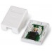 Nanocable ROSETA DE SUPERFICIE PARA RJ45 CAT.6 1 TOMA, BLANCO