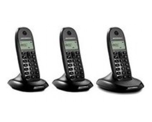 MOTOROLA C1003 LB+ Telefono DECT TRIO Negro