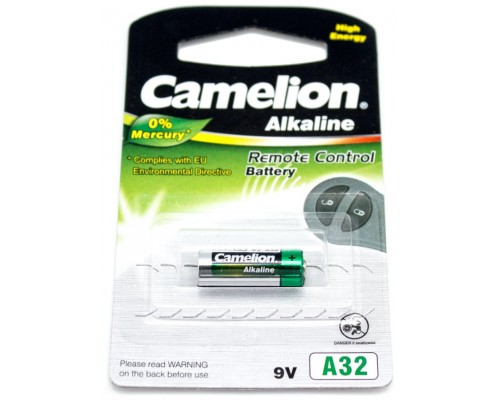 Pila Alcalina LR32A 9V 0% Mercurio (1 pc) Camelion