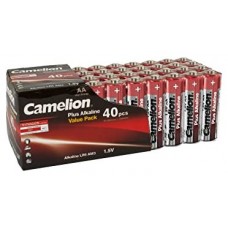 Plus Alcalina LR06 AA 1.5V (40 pcs) Camelion