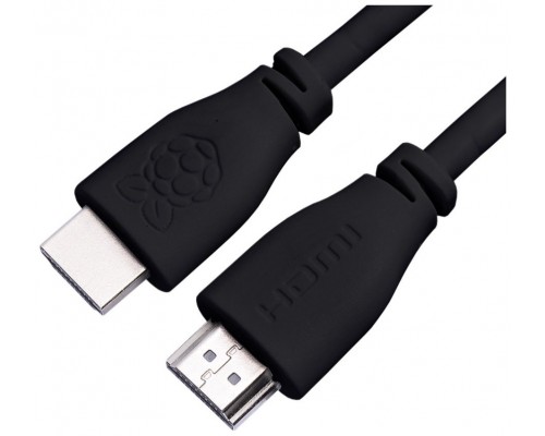 Raspberry Pi CPRP020-B cable HDMI 2 m HDMI tipo A (Estándar) Negro