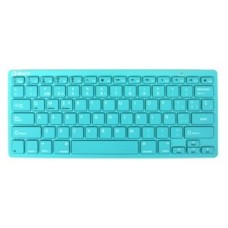 Teclado inalambrico silver ht colors turquesa