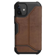 UAG APPLE  IPHONE 12 MINI METROPOLIS LEATHER BROWN