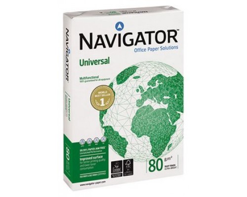 Pack de 5. PAQUETE 500H PAPEL 80GR A3 NAVIGATOR CIE169 119906 [min5]