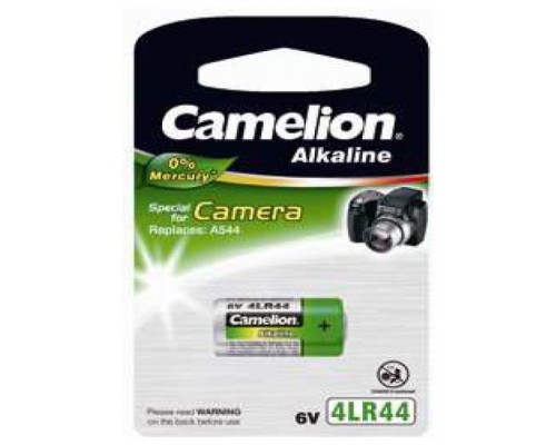 Pila Alcalina 4LR44 6V 0% Mercurio (1 pc) Camelion