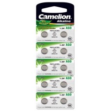 Pila Botón Alcalina LR63 1.5V 0% Mercurio (10 pcs) Camelion