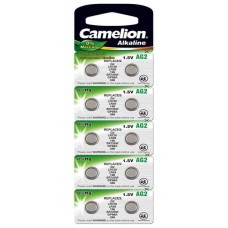 Pila Botón Alcalina LR59 1.5V 0% Mercurio (10 pcs) Camelion