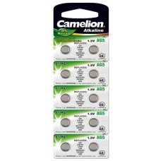 Pila Botón Alcalina LR48 1.5V 0% Mercurio (10 pcs) Camelion