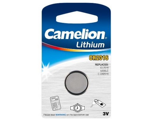 Boton Litio CR2016 3V (1 pcs) Camelion