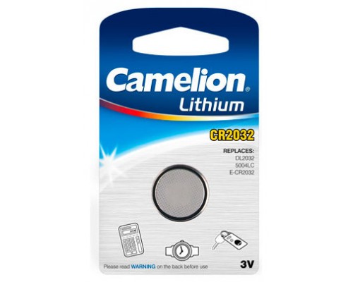 Boton Litio CR2032 3V (1 pcs) Camelion