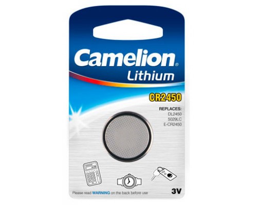 Boton Litio CR2450 3V (1 pcs) Camelion