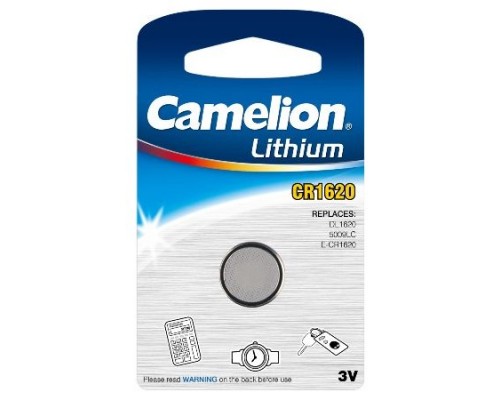 Boton Litio CR1620 3V (1 pcs) Camelion