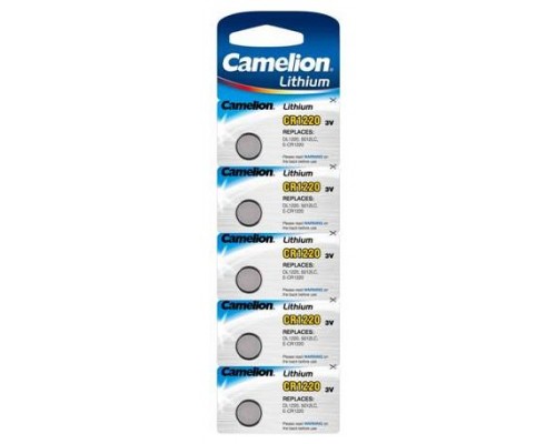 Boton Litio CR1220 3V (5 pcs) Camelion