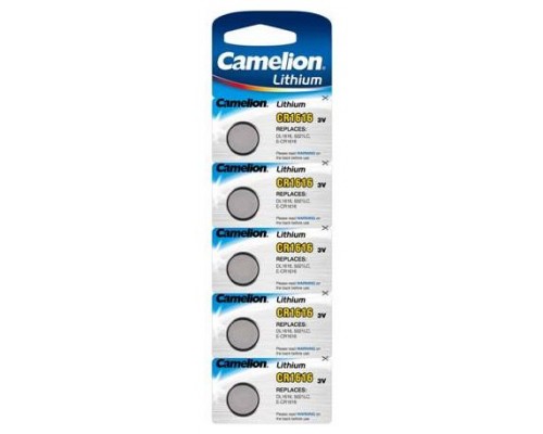 Boton Litio CR1616 3V (5 pcs) Camelion